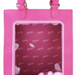 CAKEWORTHY Barbie Pink Transparent Tote Bag